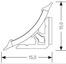 Těsnící minilišta k pracovní desce
