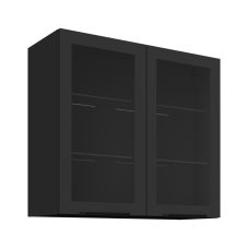 Prosklená skříň, šíře 80cm