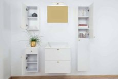 Koupelnová skříňka vysoká bílá ATIS