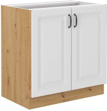 Dvoukřídlá skříň, široká 80 cm