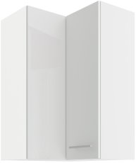 Vysoká 90 cm rohová skříň 90°