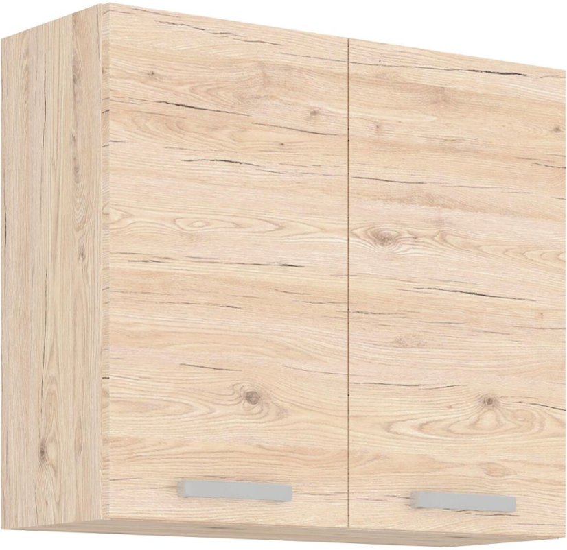 Horní dvoukřídlá skříň, šíře 80 cm