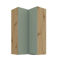 Vysoká 108 cm rohová skříň 90°