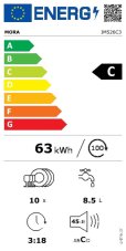 Vestavná myčka nádobí 45cm MORA IM 526C3
