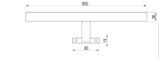 StrongLumio koupelnové LED světlo 500mm